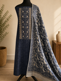 Indigo Cotton Suit Set