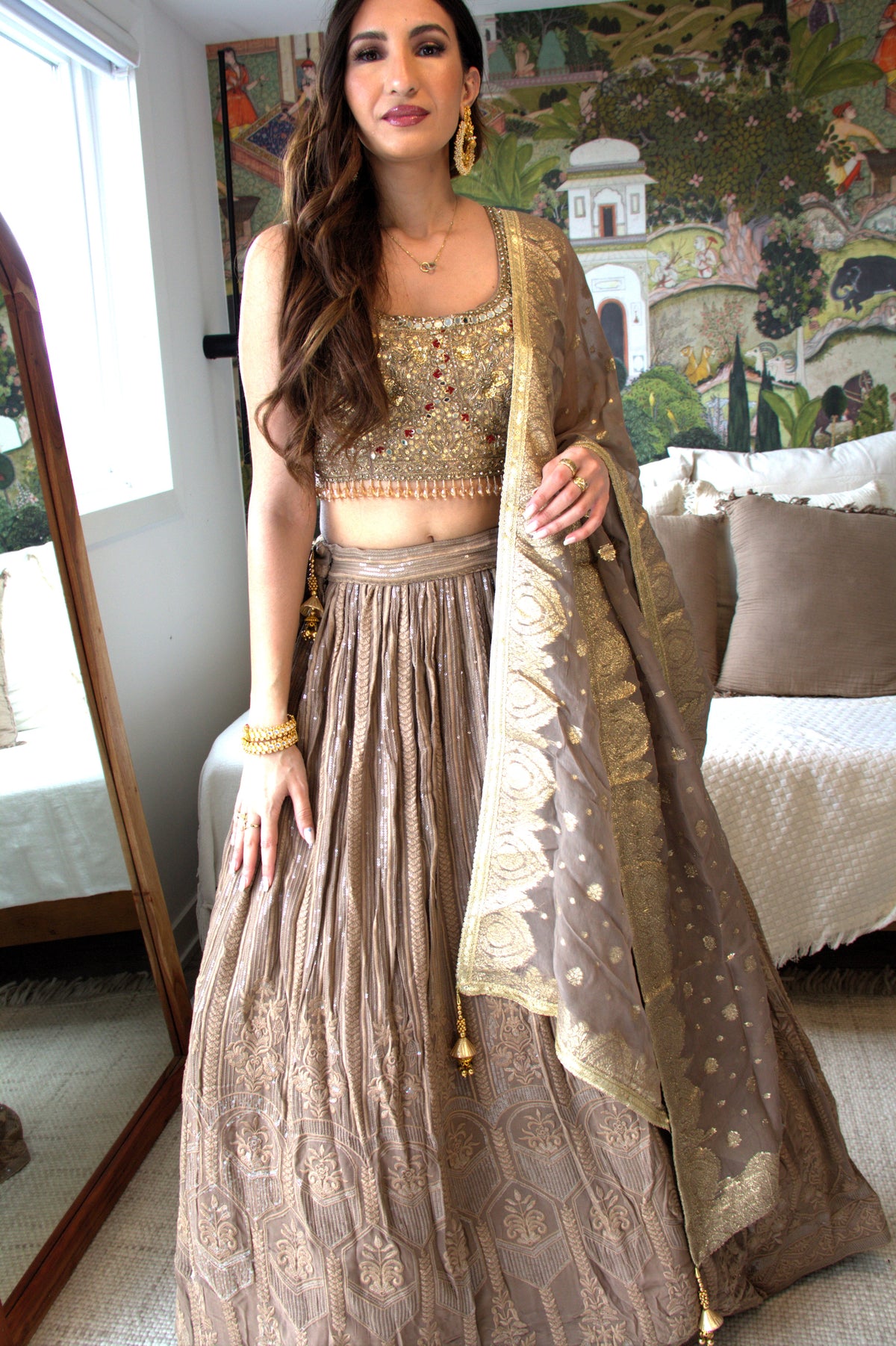 Golden Grace Lehenga