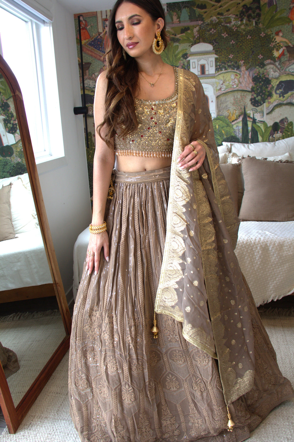 Golden Grace Lehenga