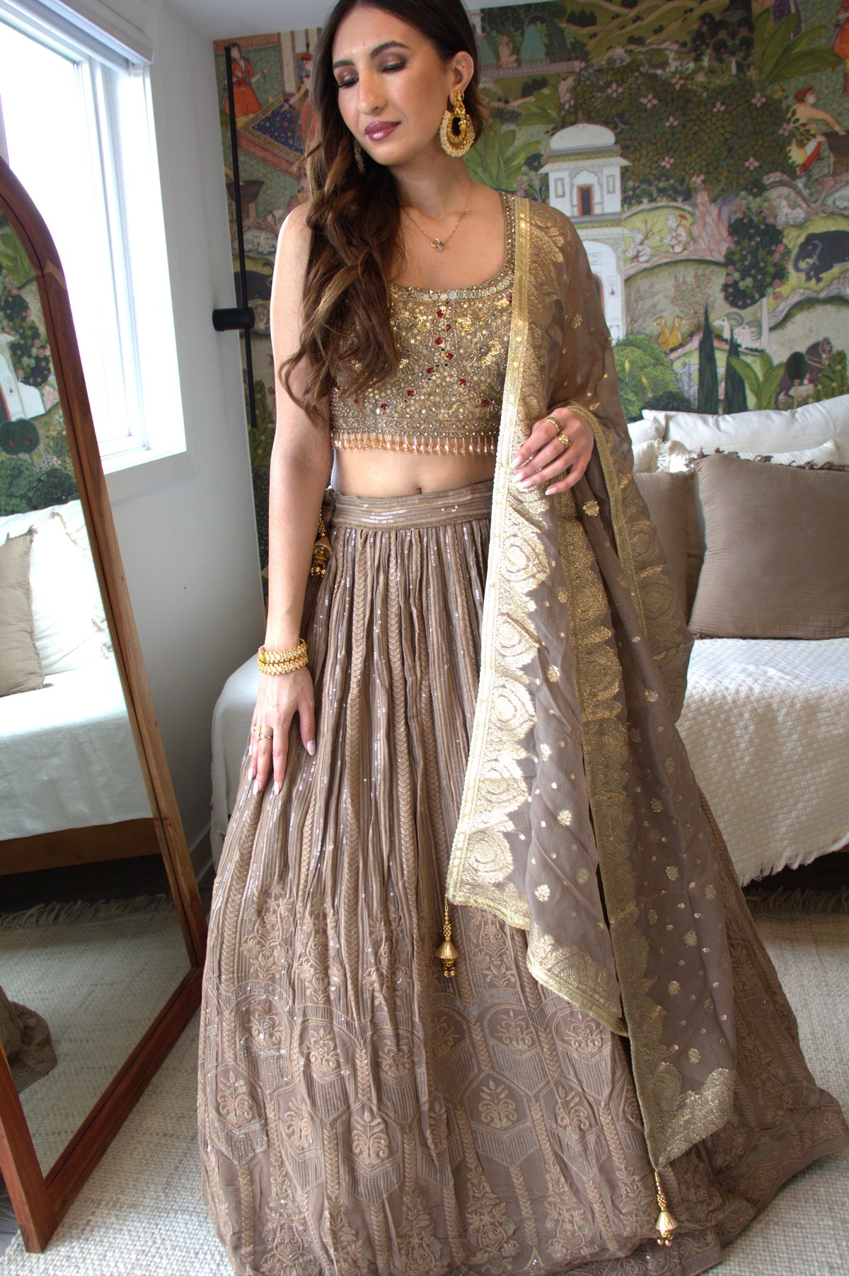 Golden Grace Lehenga