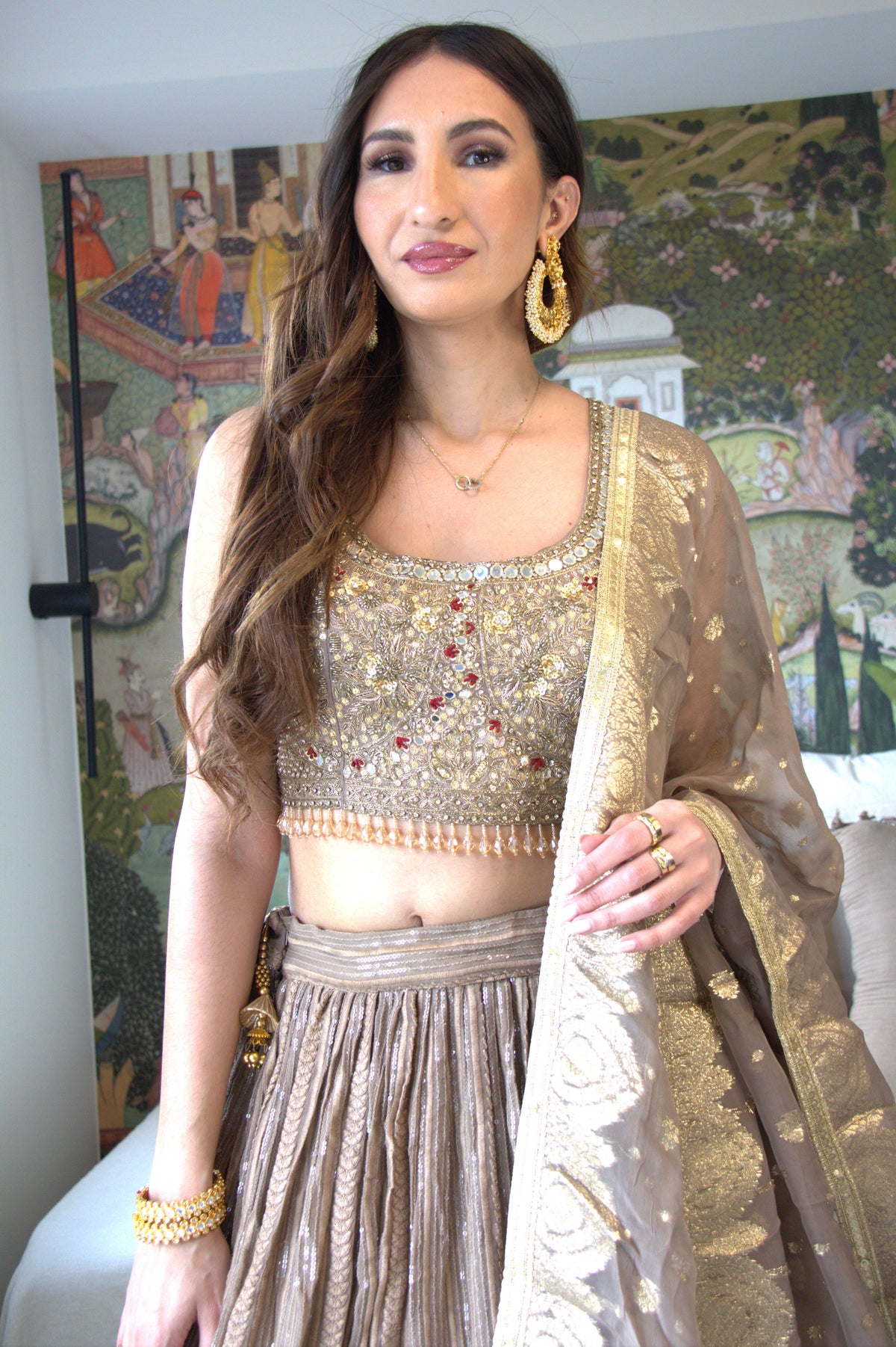Golden Grace Lehenga