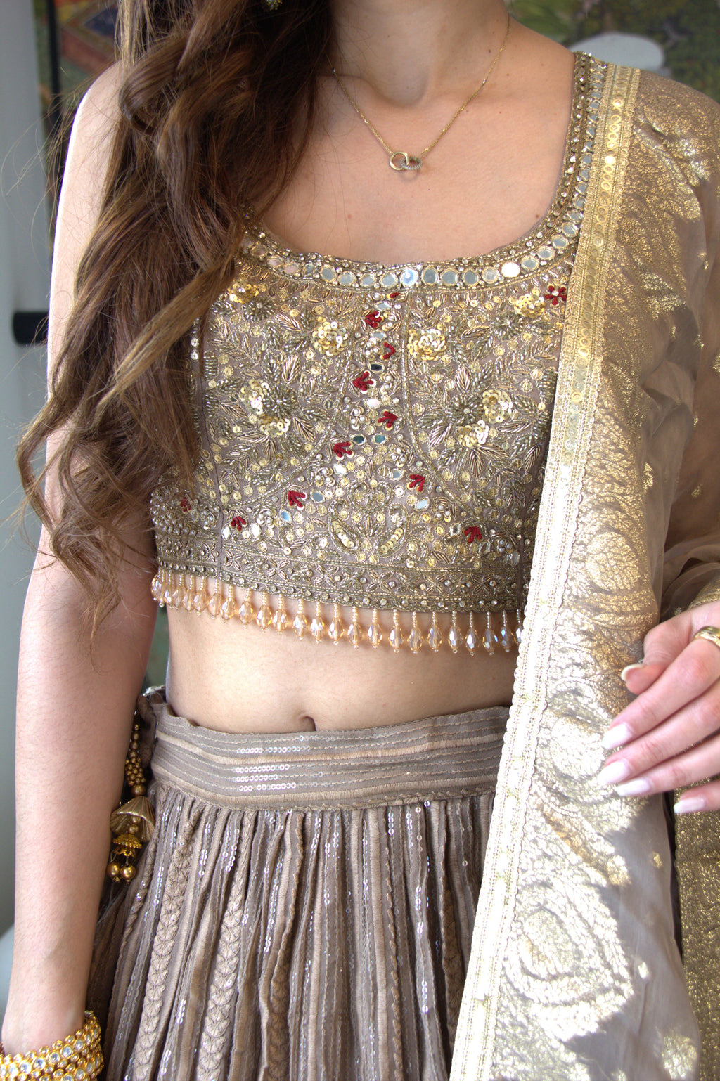 Golden Grace Lehenga