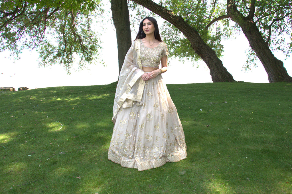 Golden Mirage Lehenga