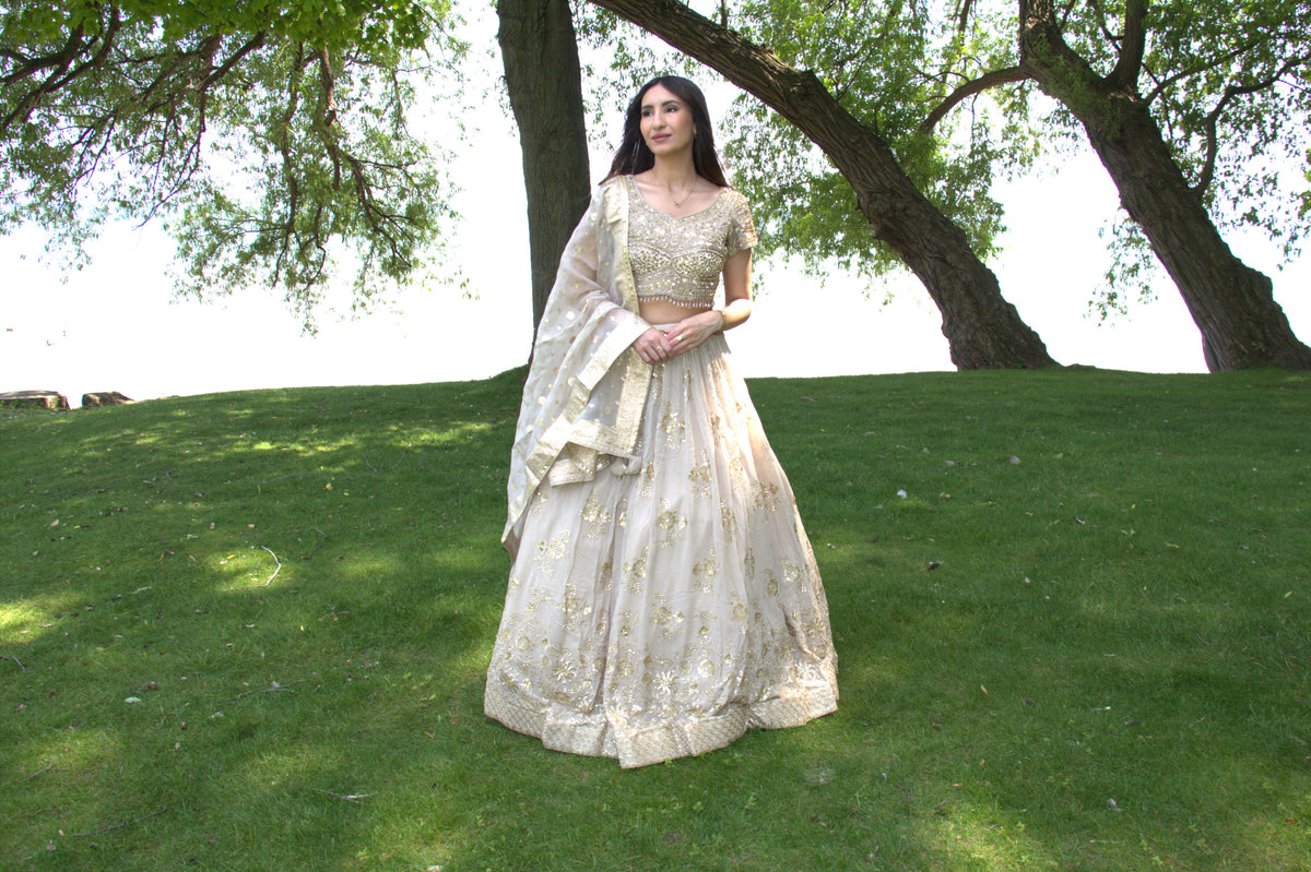 Golden Mirage Lehenga