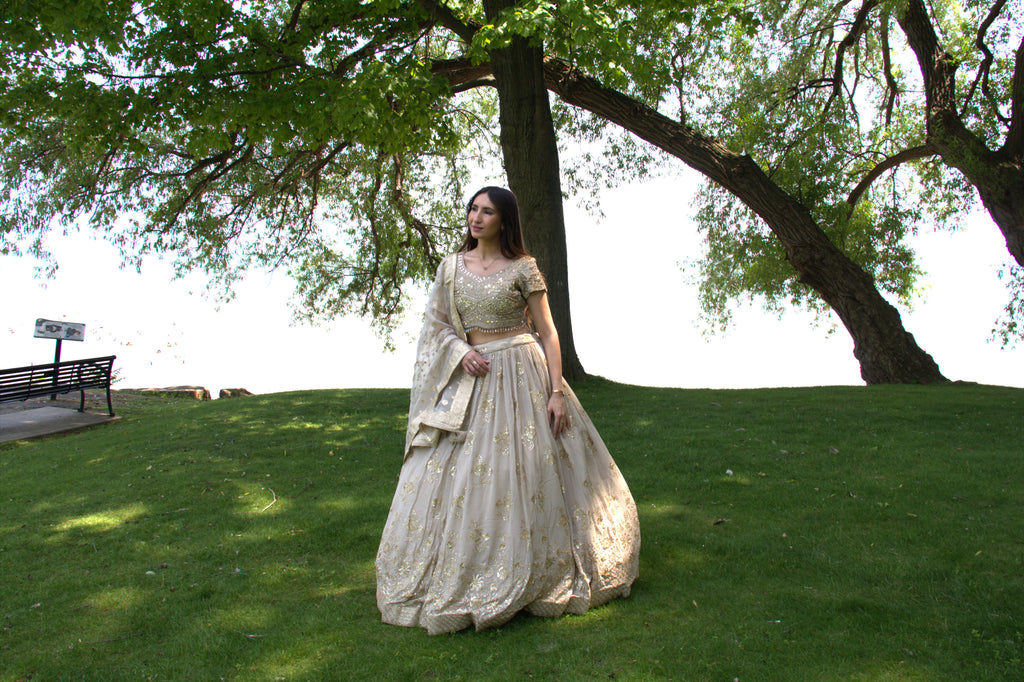 Golden Mirage Lehenga