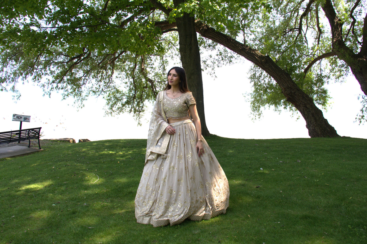 Golden Mirage Lehenga