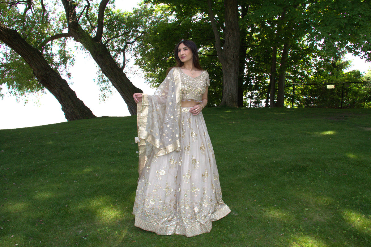 Golden Mirage Lehenga