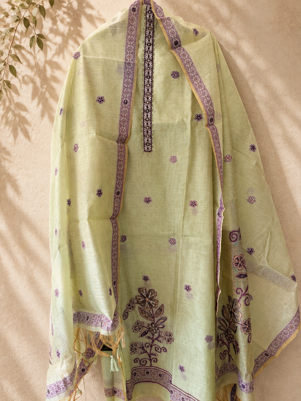 Pista Noor Embroidered Suit Set